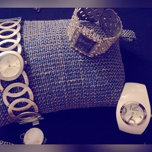 Set of (2) NY&Co New York & Co & (1) Major Department Store Watches